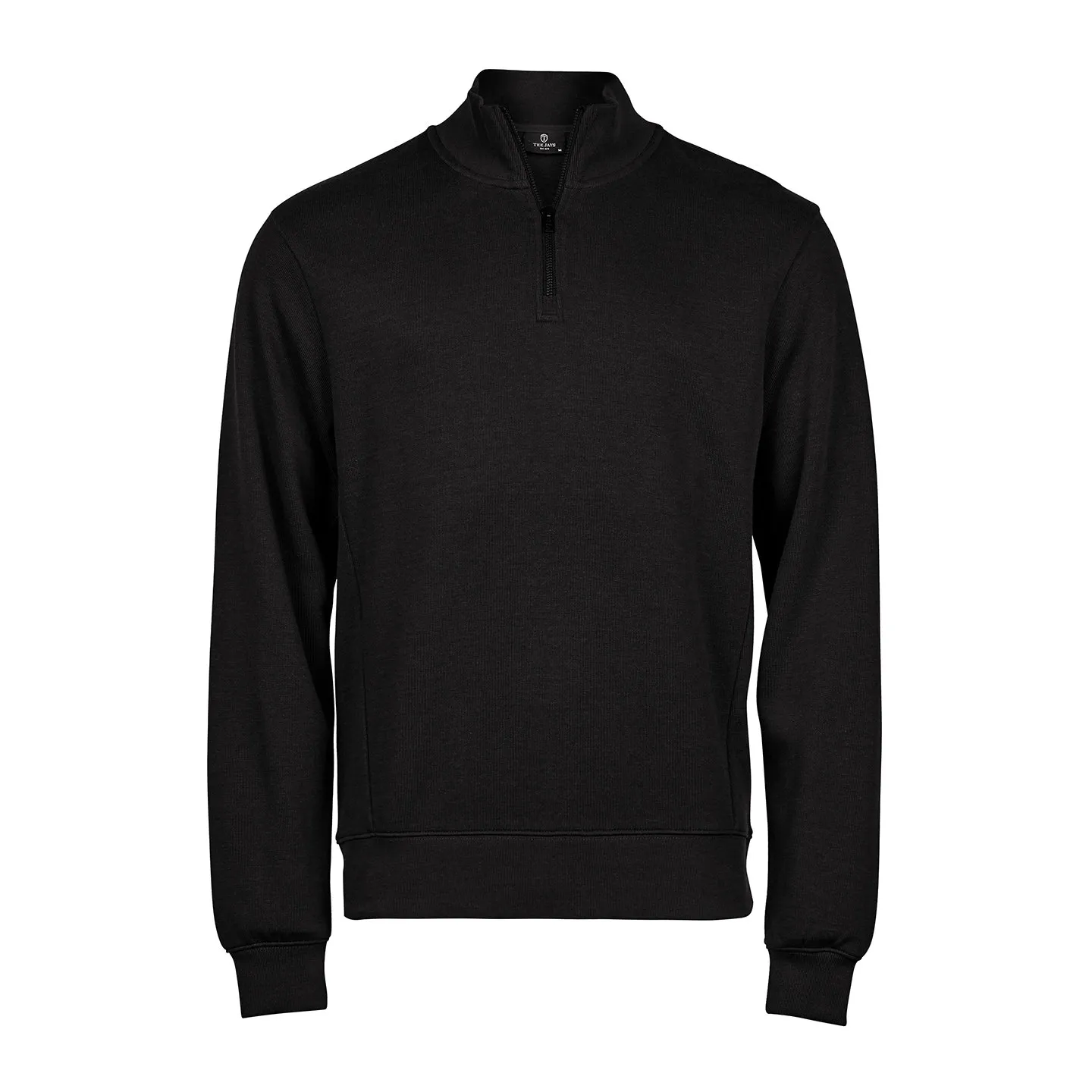 Ribbed interlock half-zip (5506)